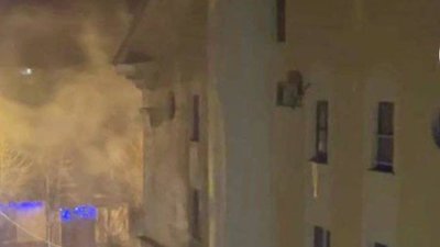 Пожежа у кінотеатрі "Україна" у Керчі, окупований Крим