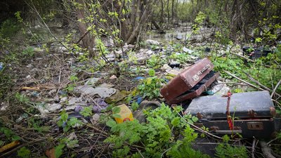 Сміттєзвалище в Полтаві мікрорайон Затишний