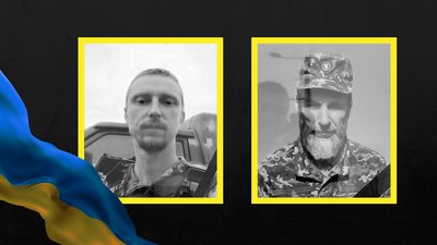 Пішли добровольцями в перші дні війни: у Житомирі попрощалися із захисниками Денисом Гуминюком та Володимиром Мєлєховим