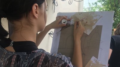 Стартував мистецький пленер "Луцький замок" Стартував мистецький пленер "Луцький замок"