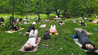 У Львові стартував 21-денний марафон з йоги У Львові стартував 21-денний марафон з йоги