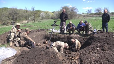 У Слов'янському районі знайшли останки 6 бійців часів Другої світової війни