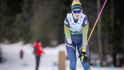 Богдана Конашук на чемпіонаті світу з пара біатлону