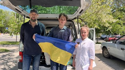 Волонтер з Франції на Миколаївщині Волонтер з Франції на Миколаївщині