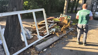 Сміттєзвалище в Олександрівському районі