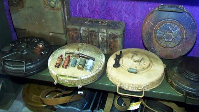 У музеї представлені зразки унікальних мін, часів Першої та Другої Світових війн, а також сучасні міни У музеї представлені зразки унікальних мін, часів Першої та Другої Світових війн, а також сучасні міни