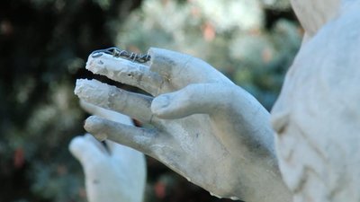 В Одесі розпочали роботи з відновлення пальців одного з синів скульптурної групи "Лаокоон" В Одесі розпочали роботи з відновлення пальців одного з синів скульптурної групи "Лаокоон"
