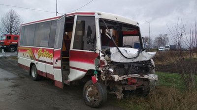 У Горохівському районі ДТП за участі автобуса. Є травмовані У Горохівському районі ДТП за участі автобуса. Є травмовані