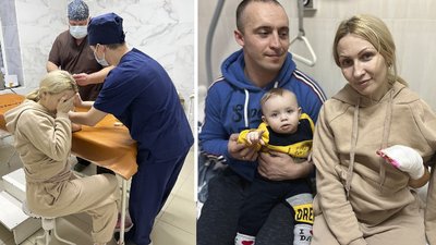 У Львові лікують жінку та немовля, які під обстрілами втікали з-під Гостомеля
