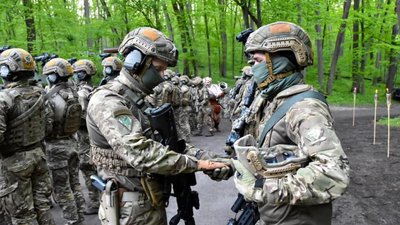 У Холодному Яру на Черкащині бійці ССО освятили зброю