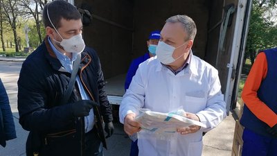 У Кропивницькому Центральна міська лікарня отримала додаткові засоби індивідуального захисту