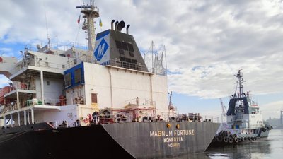 З портів Одещини "зерновим коридором" вийшли 4 судна: на їх борту 115 тисяч тонн агропродукції