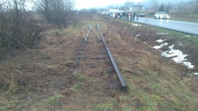 На Закарпатті через демонтаж частини Боржавської вузькоколійки поліція проводить перевірку На Закарпатті через демонтаж частини Боржавської вузькоколійки поліція проводить перевірку