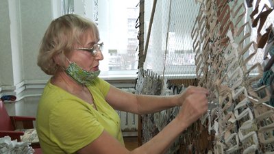 Українські військові замовили черкаським волонтерам 150 сіток для захисту Українські військові замовили черкаським волонтерам 150 сіток для захисту