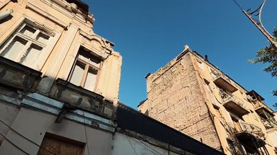 Будинок на вулиці Преображенській в Одесі після завершення протиаварійних робіт