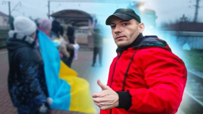 На Кіровоградщині зустріли звільненого з російського полонe Вадима Звягінцева