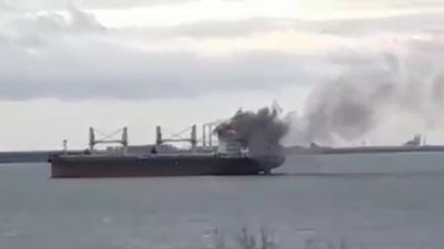 На Миколаївщині війська РФ влучили ракетою в корабель: загинув іноземець