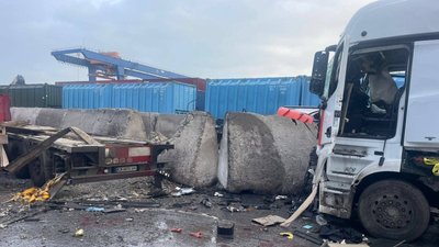 Удар по порту Чорноморськ