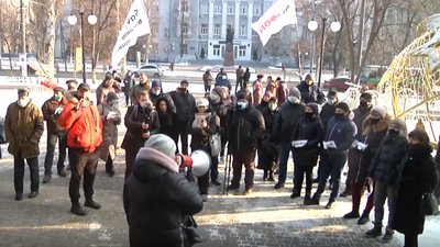 У Херсоні підприємці протестували проти локдауну: вдруге за тиждень У Херсоні підприємці протестували проти локдауну: вдруге за тиждень