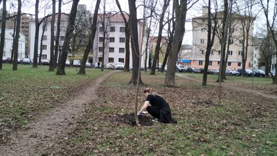 Франківці вийшли на толоку. Прибирають парки, сквери, річки та висаджують дерева