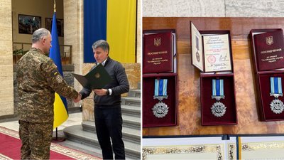 На Закарпатті бійцям Нацгвардії вручили державні медалі, грамоти та подяки