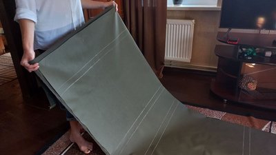 Ноші для військових: вісім місяців жителька Житомирщини шиє спорядження для ЗСУ Ноші для військових: вісім місяців жителька Житомирщини шиє спорядження для ЗСУ