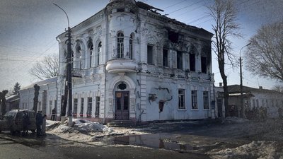 Армія РФ зруйнувала у Новгороді-Сіверському на Чернігівщині історичний дім купця Медведєва