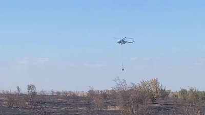 Пожежа, Крим, авіація, окупаційне МНС, гасіння пожежі