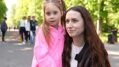 У тернопільському парку відбувся захід для матерів з дітьми