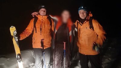 У горах на Львівщині заблукав лижник: його шукали рятувальники