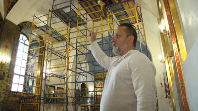 У Свято-Михайлівському соборі Житомира планують оздобити розписом більше 300 метрів площі будівлі У Свято-Михайлівському соборі Житомира планують оздобити розписом більше 300 метрів площі будівлі