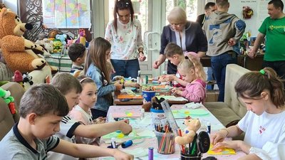 У Черкасах провели "сімейний день" для евакуйованих родин