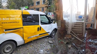 Водій Укрпошти пережив ракетний удар у Прилуках та пішов розбирати завали