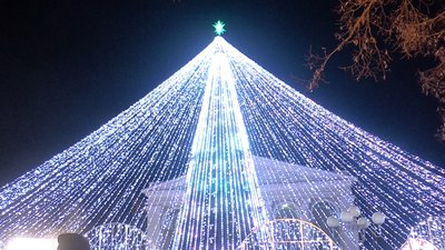 Новорічна ялинка в Полтаві
