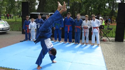 Виступ дзюдоїстів. Фото: Хмельницька міська рада Виступ дзюдоїстів. Фото: Хмельницька міська рада