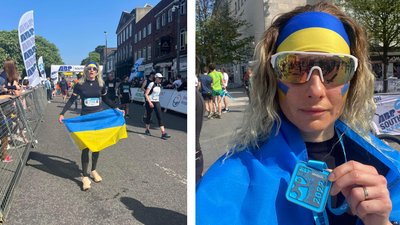 Бігла заради України: англійка родом з Черкас розповіла, як допомагають в Англії Бігла заради України: англійка родом з Черкас розповіла, як допомагають в Англії