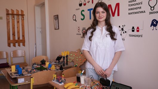 Анна Депутат, учениця 11 класу, STEM-лабораторія, Калущина