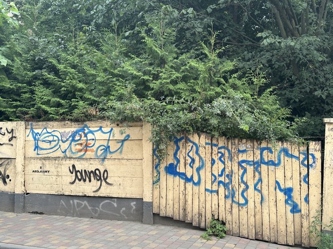 Написи на стінах у Житомирі: хто має їх зафарбовувати та яка відповідальність передбачена