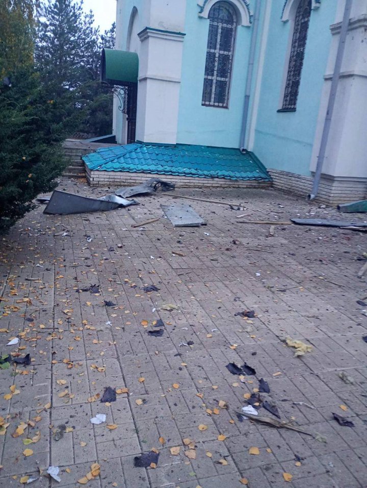 У Слов'янську внаслідок удару дрона пошкоджено храм УПЦ