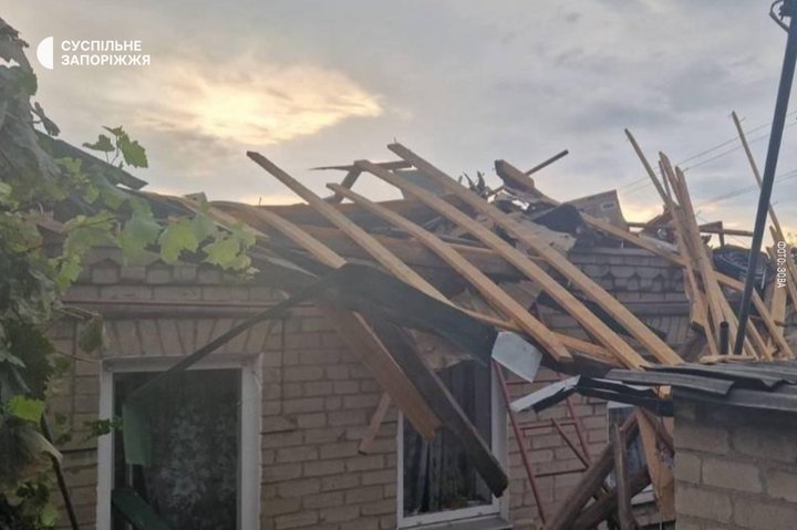 Щонайменше один чоловік поранений внаслідок російської атаки на приватний сектор Запоріжжя