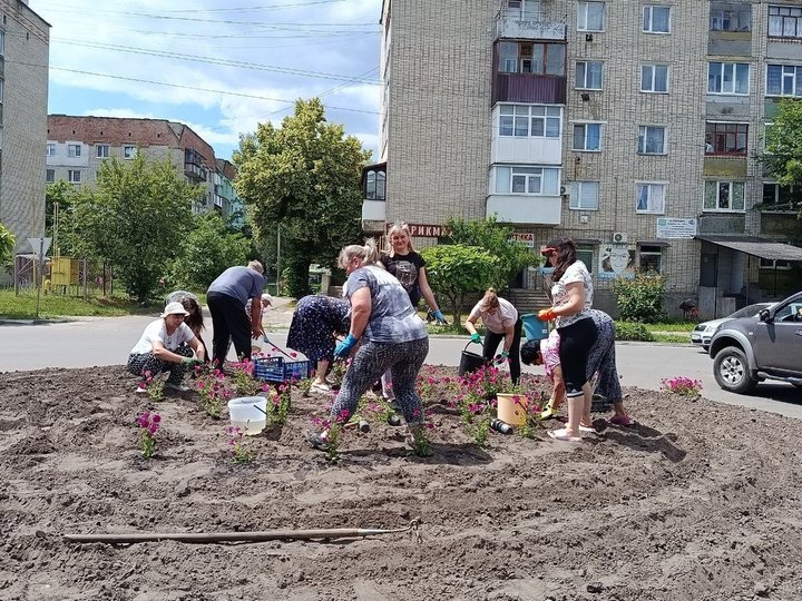 У Лебедині організували акцію "Посади квіти" У Лебедині організували акцію "Посади квіти"