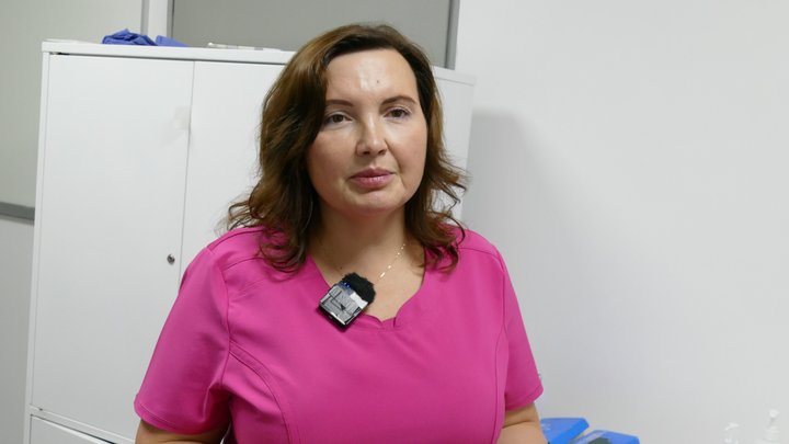 Керівниці медичної місії «Face the Future Ukraine» в Україні Наталії Комашко