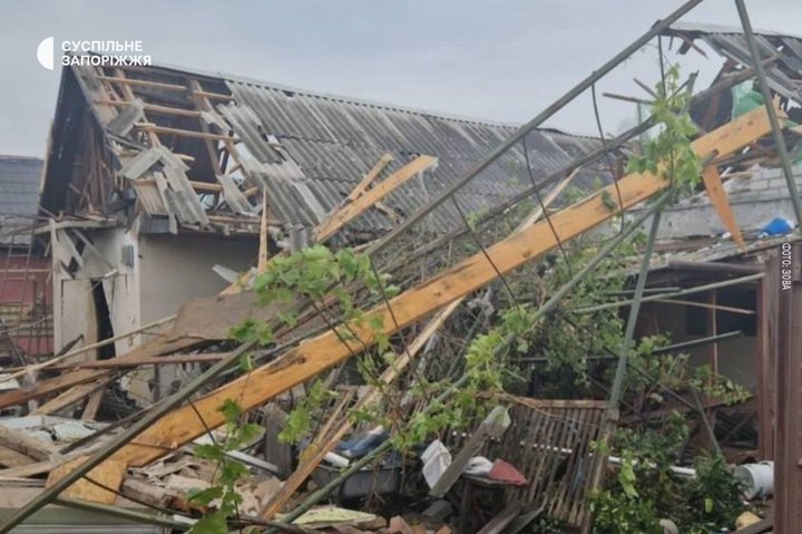Щонайменше один чоловік поранений внаслідок російської атаки на приватний сектор Запоріжжя