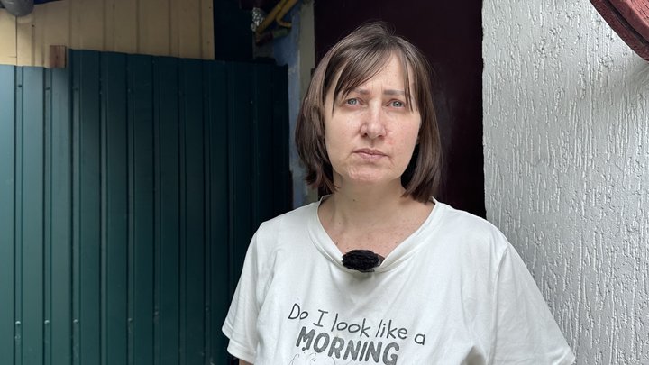 Місцева жителька Євгенія