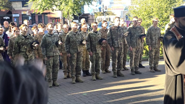 Молебень, військові, Коломия Молебень, військові, Коломия
