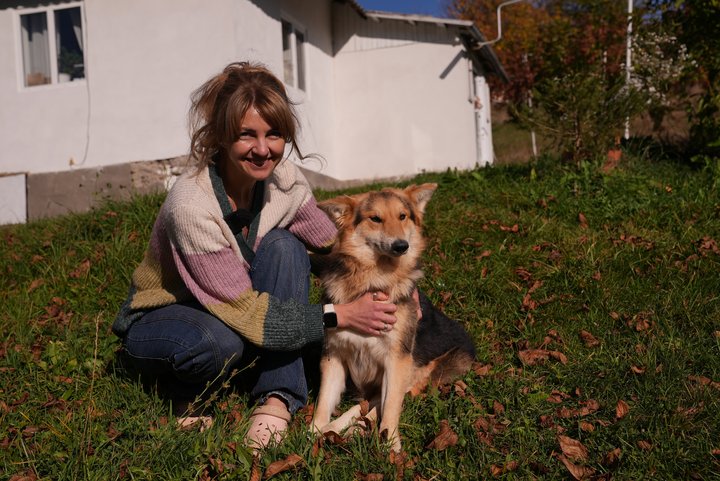 Катерина Светлакова, собака Рокі Катерина Светлакова, собака Рокі
