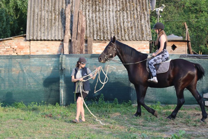 Іпотерапія для ветеранів: як на Охтирщині реабілітують за допомогою коней Іпотерапія для ветеранів: як на Охтирщині реабілітують за допомогою коней