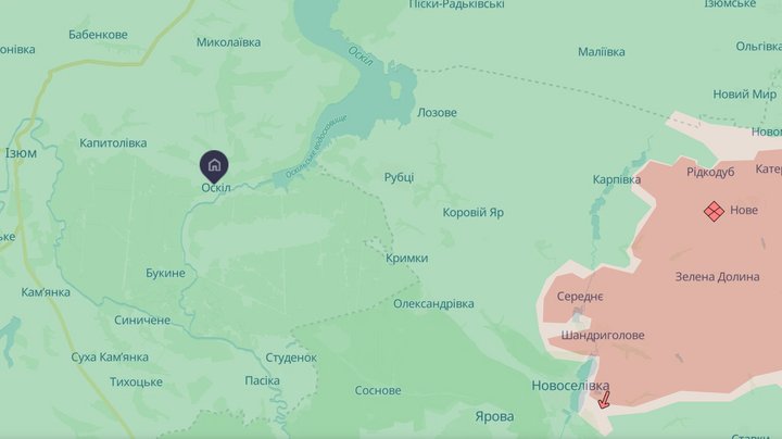 Оскіл на мапі Deep State за 11 липня