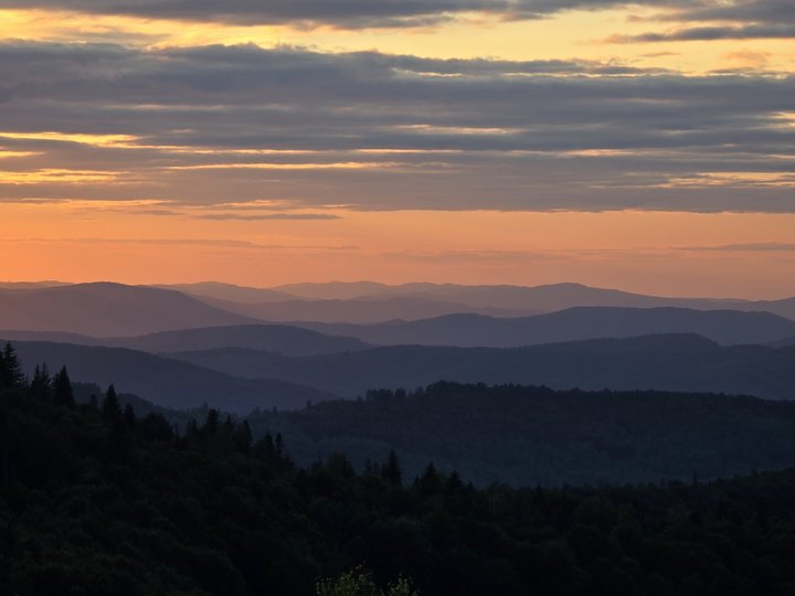 Гори, Карпати, Яворина, Івано-Франківщина, захід сонця, природа