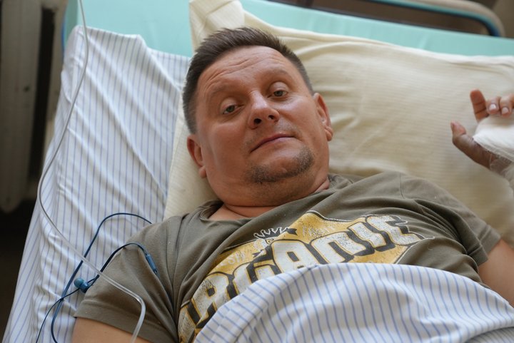 Сергій Дацкевич, пацієнт, лікарня, поранений, Краматорськ, Івано-Франківськ